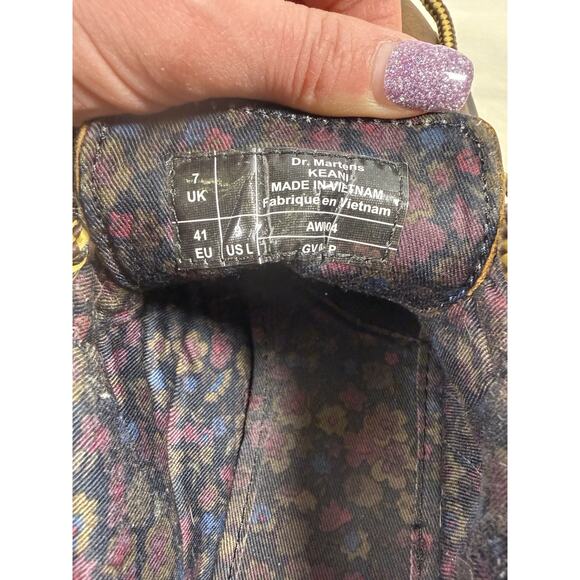 Y2K Dr Martens Chunky Oxford Shoes Brown Leather KEANIWomens Size US 9 UK 7 NEW - Picture 9 of 10